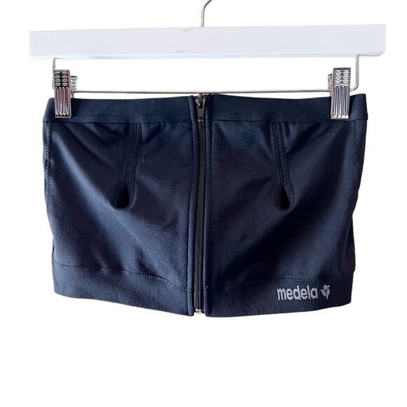 Medela Easy Expression Hands Free Pumping Bustier Black Tube Top Size L - Picture 1 of 4
